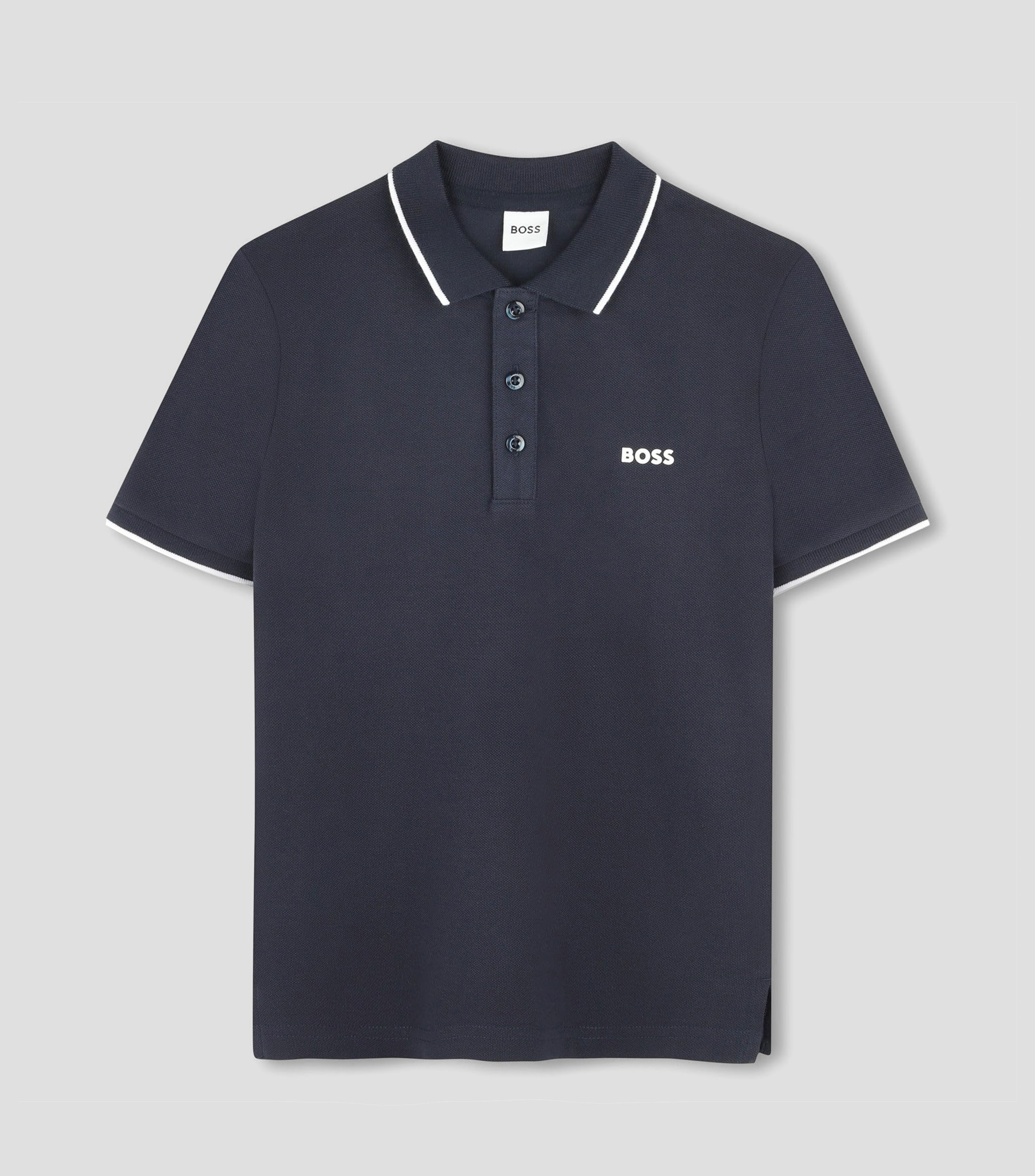 Playera polo manga corta lisa Niño
